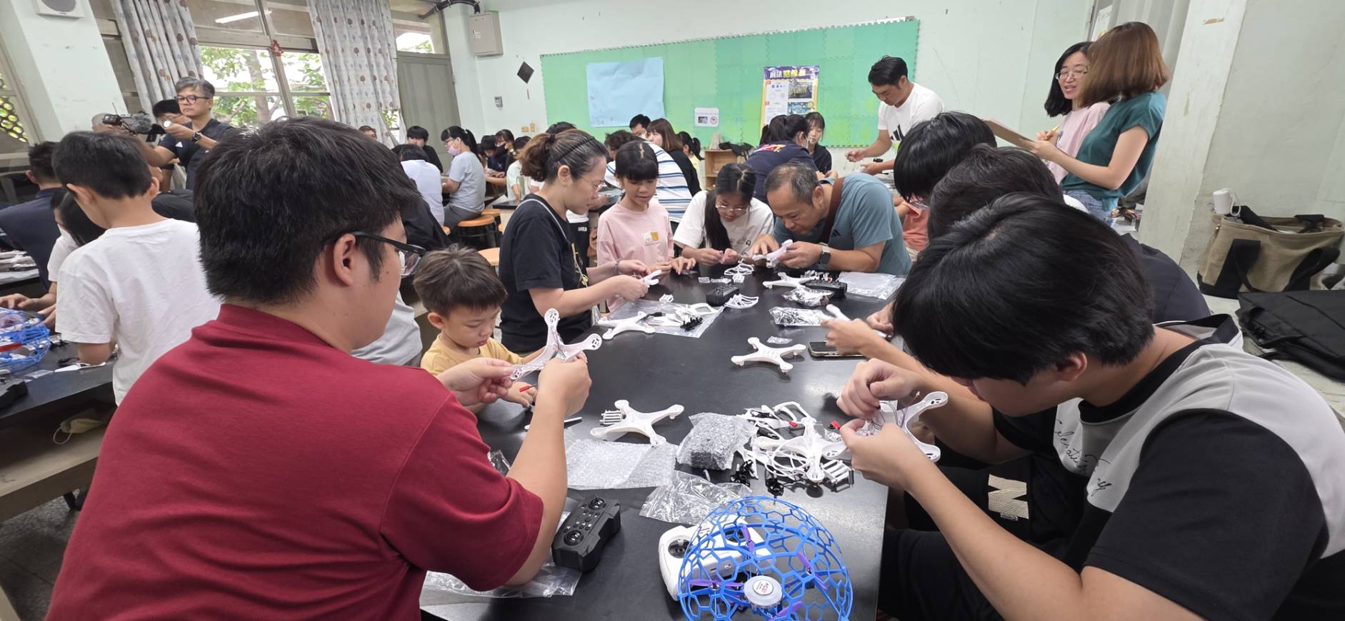 共下來拼裝活動現場
